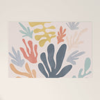 Matisse Cutouts Homage - Abstract Painting Welcome Mat Gallery Image 1