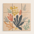 Matisse Cutouts Homage - Abstract Painting Wood Wall Art Gallery Image 1