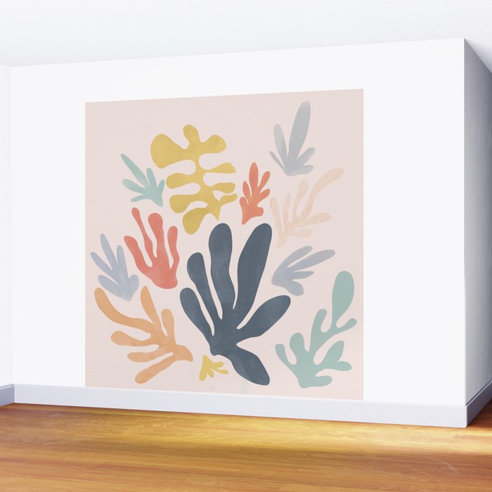 Matisse Cutouts Homage - Abstract Painting Wall Mural Gallery Image 2