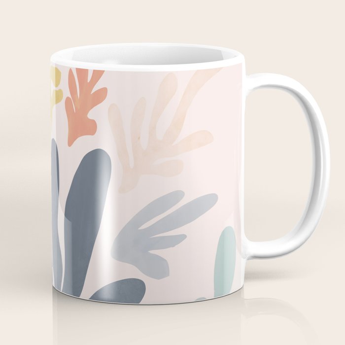 Matisse Cutouts Homage - Abstract Painting Coffee Mug Gallery Image 1