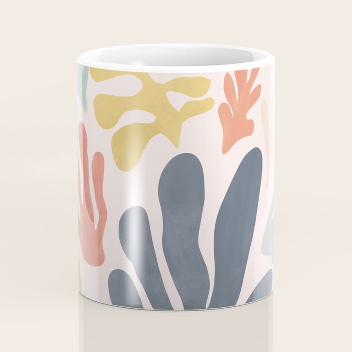 Matisse Cutouts Homage - Abstract Painting Coffee Mug Gallery Image 4