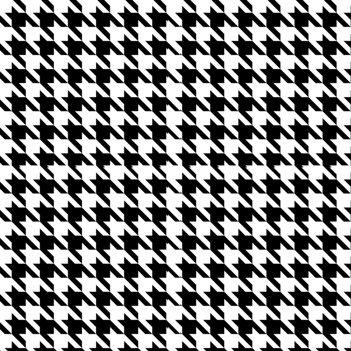 Houndstooth (black and white) Coffee Mug Gallery Image 2
