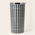 Houndstooth (black and white) Travel Mug Gallery Image 1