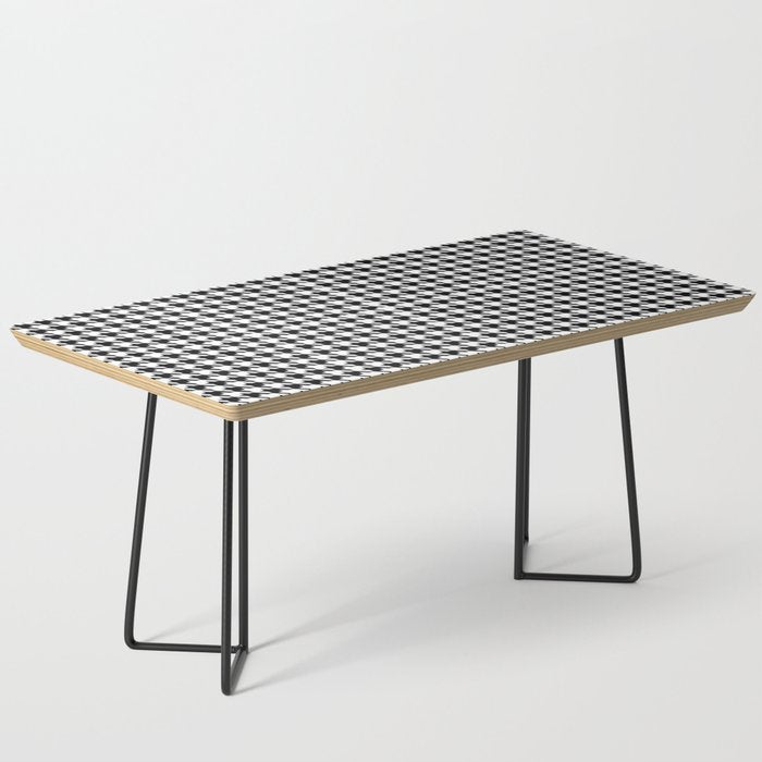 Houndstooth (black and white) Coffee Table Gallery Image 1