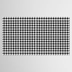 Houndstooth (black and white) Tablecloth Gallery Image 2