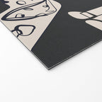 Minimal Abstract Dogs Art 1 Welcome Mat Gallery Image 2