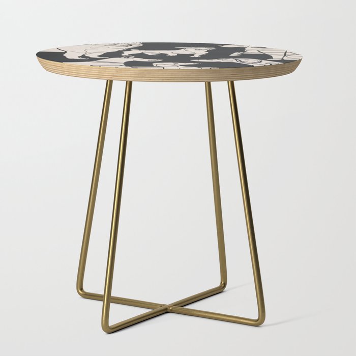 Minimal Abstract Dogs Art 1 Side Table Gallery Image 1