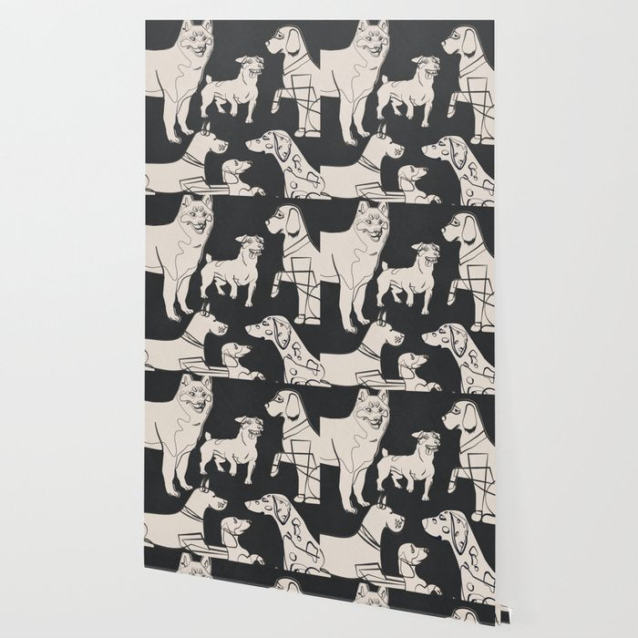 Minimal Abstract Dogs Art 1 Wallpaper Gallery Image 2