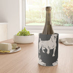 Minimal Abstract Dogs Art 1 Wine Chiller Gallery Image 4