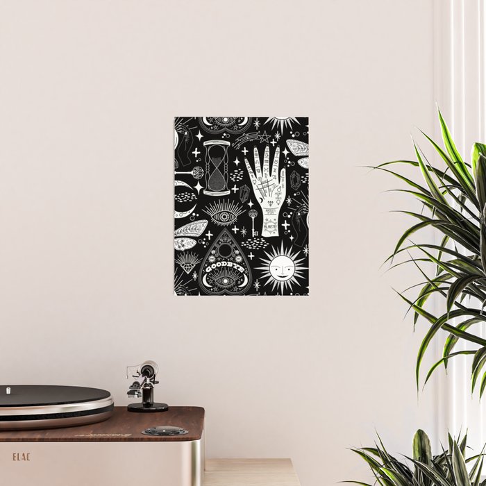 Enchanted - Enchantment - Black and White Poster Gallery Image 2