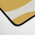 Danish Pattern Yellow Mid Century Modern Desk Mat Gallery Image 4