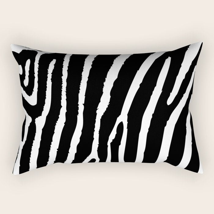 Zebra Rectangular Pillow Gallery Image 1