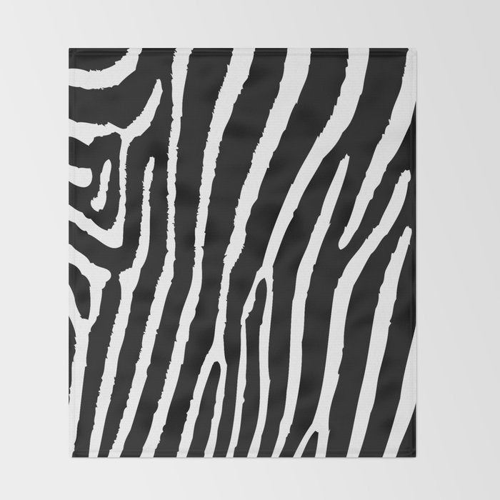 Zebra Throw Blanket Gallery Image 2