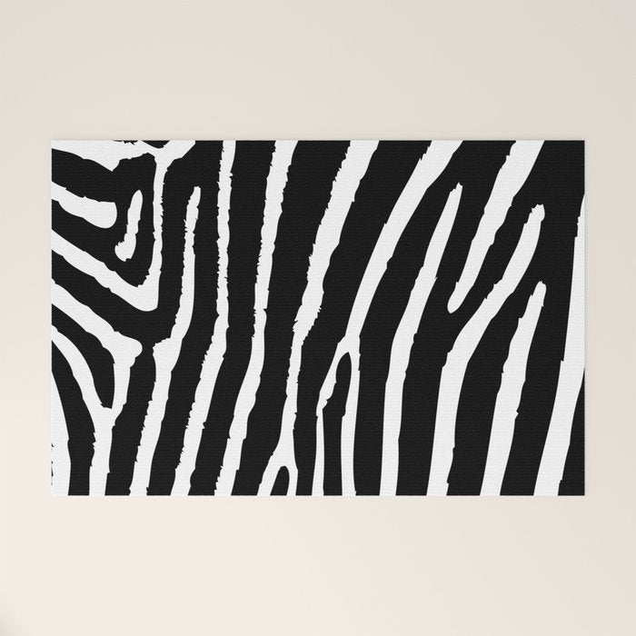 Zebra Welcome Mat