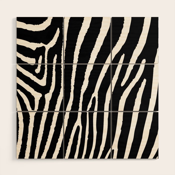 Zebra Wood Wall Art