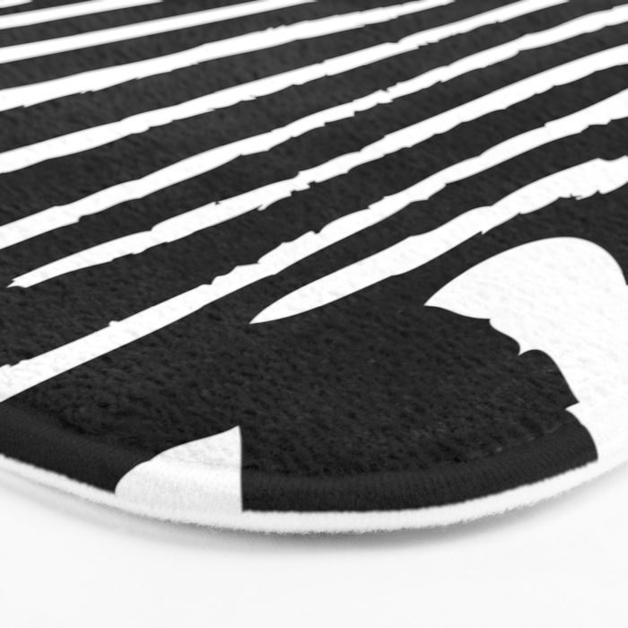 Zebra Bath Mat Gallery Image 3