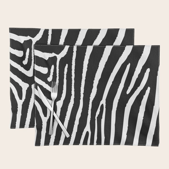Zebra Placemat Gallery Image 1