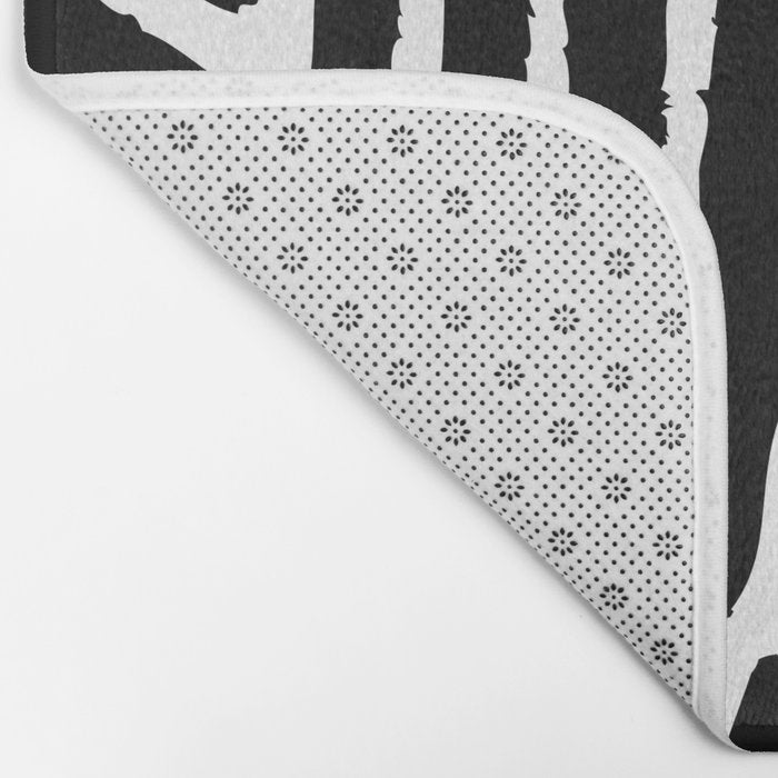 Zebra Bath Mat Gallery Image 2