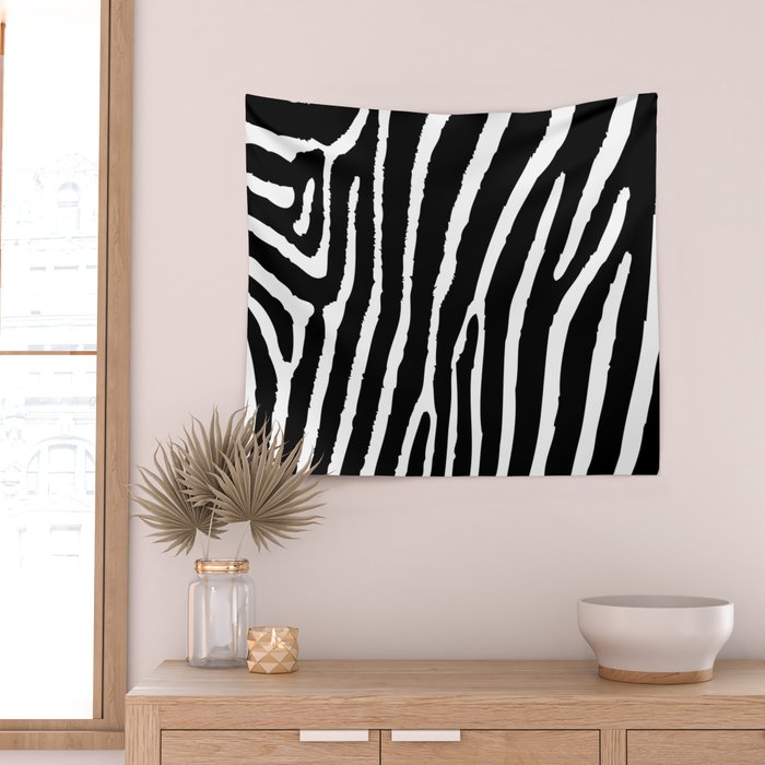 Zebra Wall Tapestry Gallery Image 2