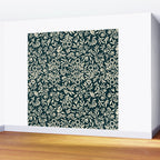 Bold Folk floral pattern Wall Mural Gallery Image 2