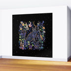 Black Cat Wall Mural Gallery Image 2