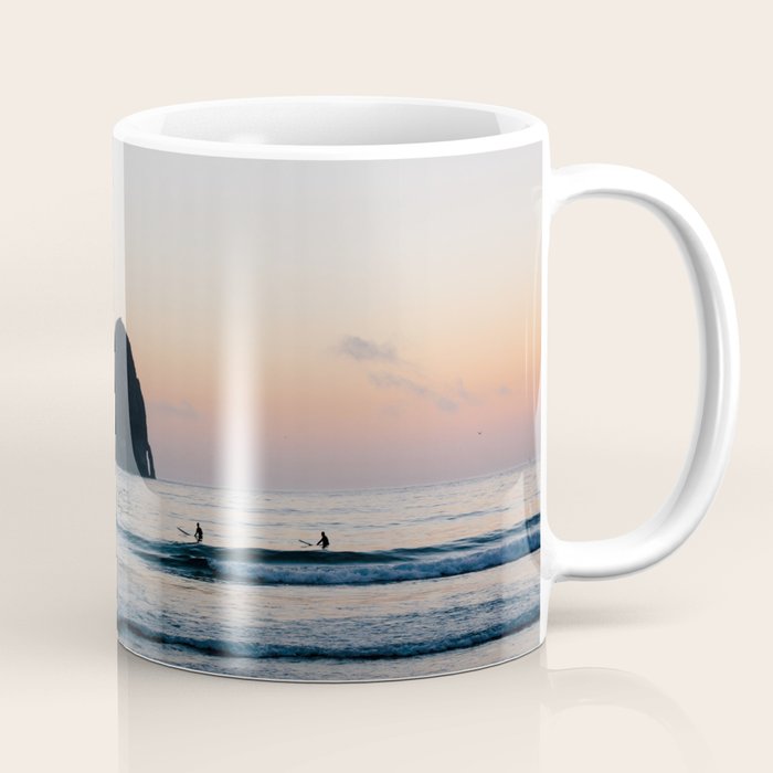 Sunset Surfers - Oregon Coast Coffee Mug Gallery Image 1