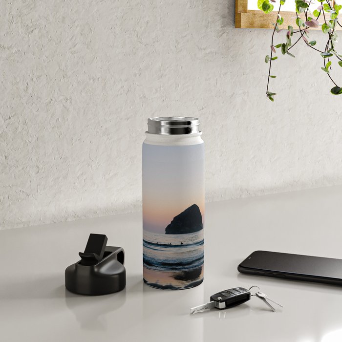 Sunset Surfers - Oregon Coast Water Bottle Gallery Image 4