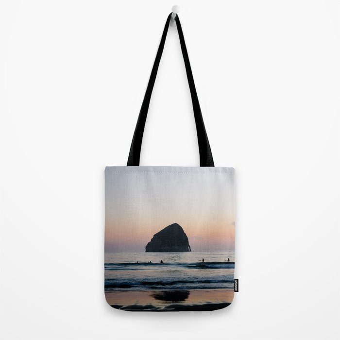 Sunset Surfers - Oregon Coast Tote Bag Gallery Image 2