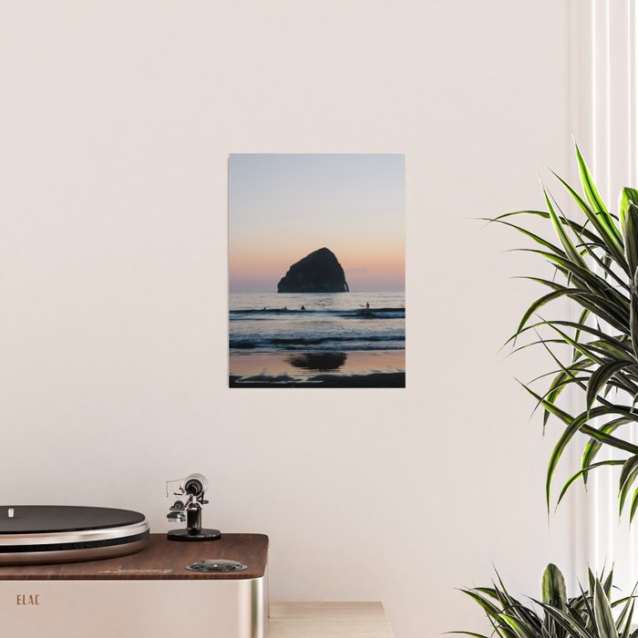 Sunset Surfers - Oregon Coast Poster Gallery Image 2