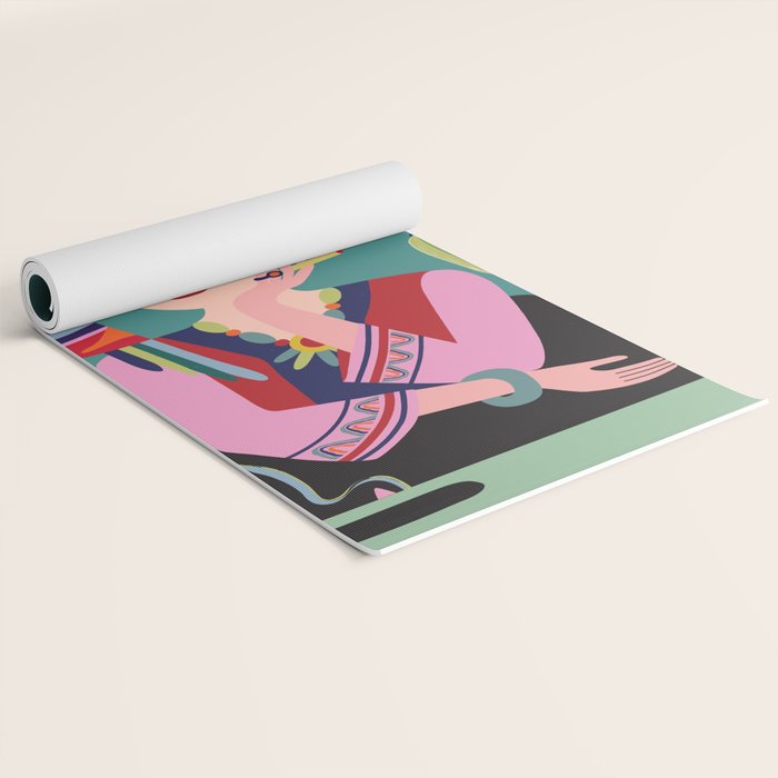 Frida Kahlo  Yoga Mat Gallery Image 2