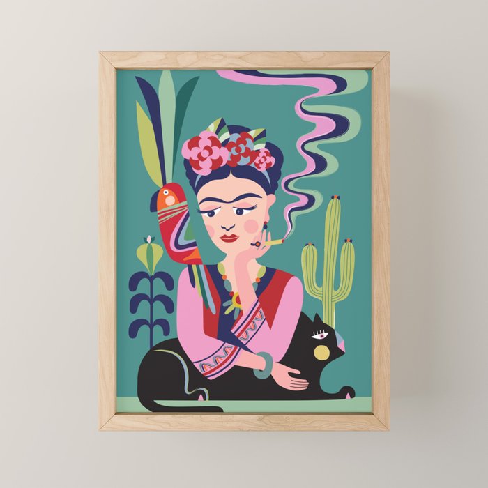 Frida Kahlo  Mini Art Print Gallery Image 1