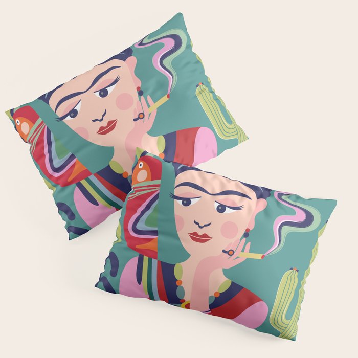 Frida Kahlo  Pillow Sham Gallery Image 3