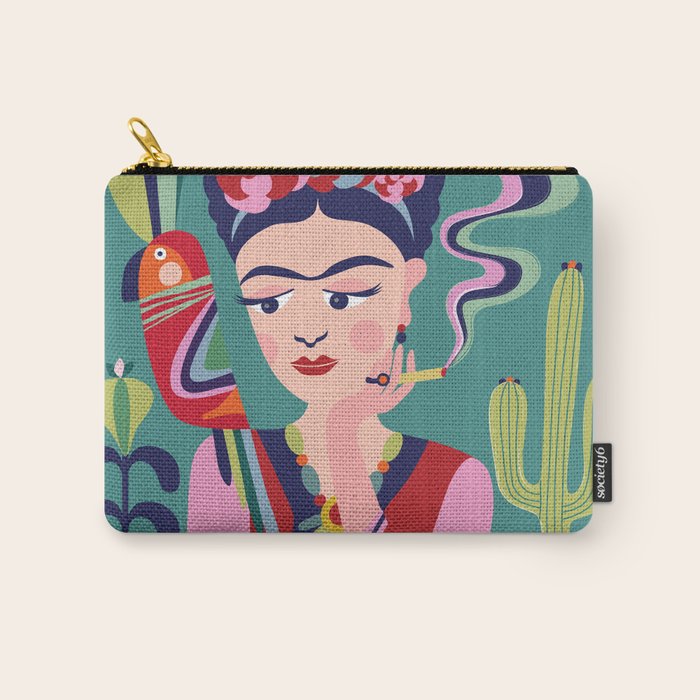 Frida Kahlo  Carry All Pouch Gallery Image 1