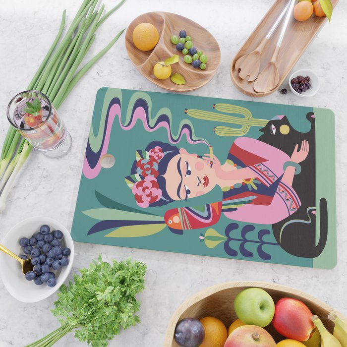 Frida Kahlo  Cutting Board Gallery Image 2