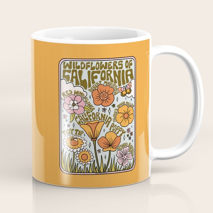 California Wildflowers Coffee Mug Gallery Image 1