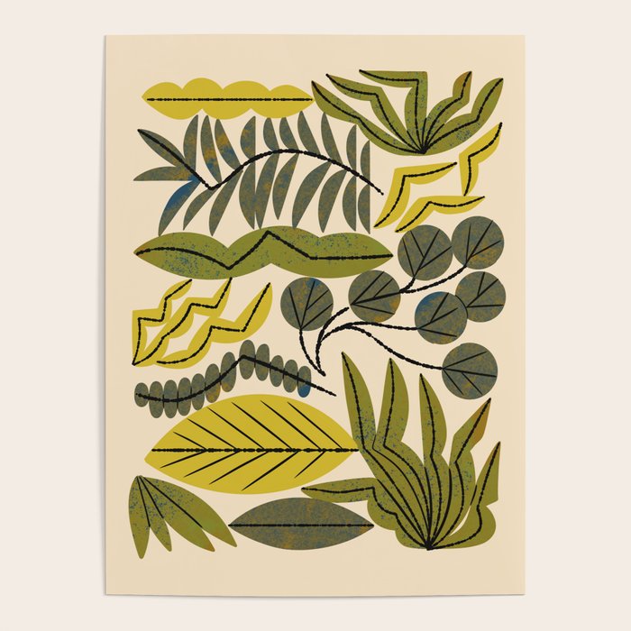 Leaf Collection No. 2 Poster Gallery Image 4