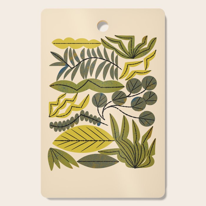 Leaf Collection No. 2 Cutting Board Gallery Image 1