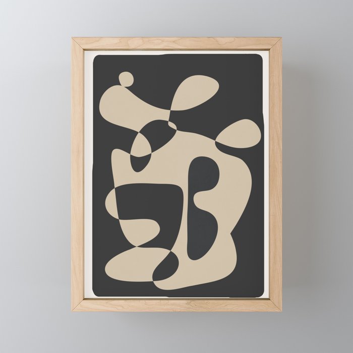 Abstract Shadow 1 Mini Art Print Gallery Image 1