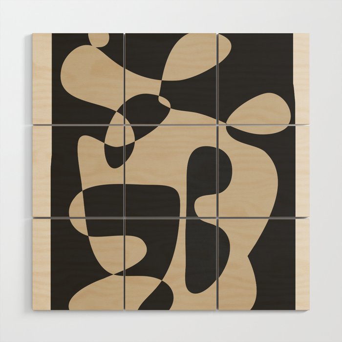 Abstract Shadow 1 Wood Wall Art Gallery Image 1