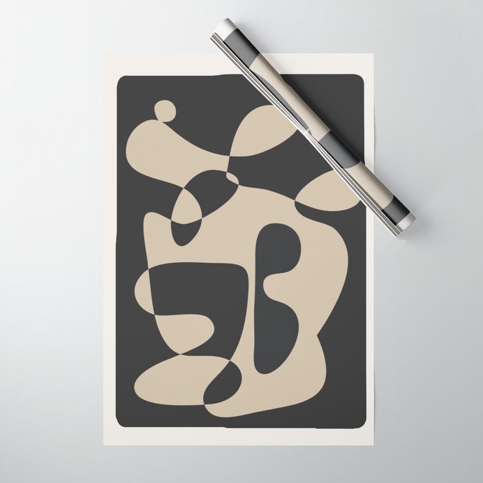 Abstract Shadow 1 Wrapping Paper Gallery Image 1