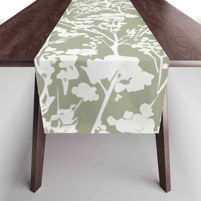 Sage Bloom in Floral Table Runner Gallery Image 1