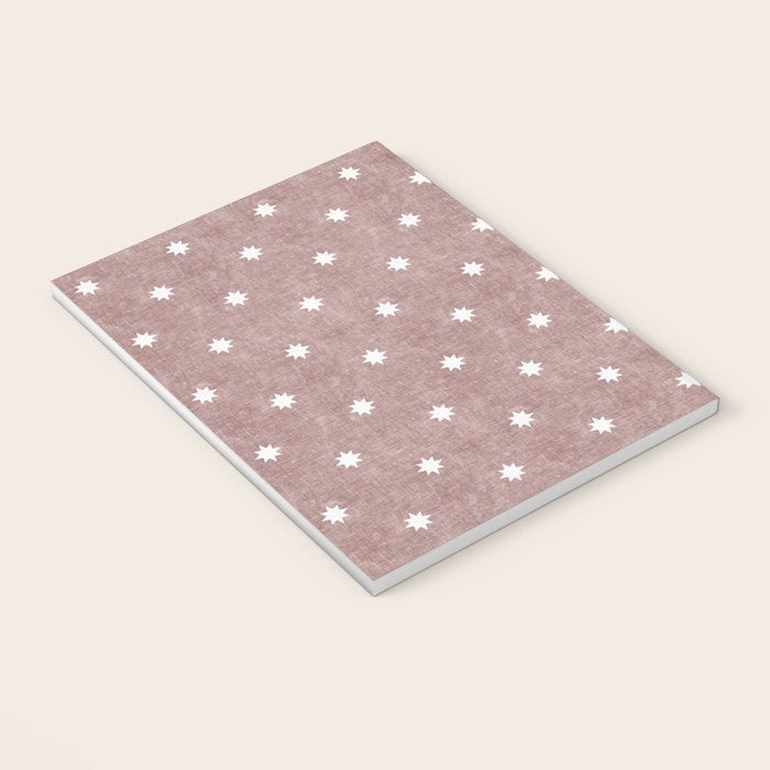 stars on mauve Notebook Gallery Image 3