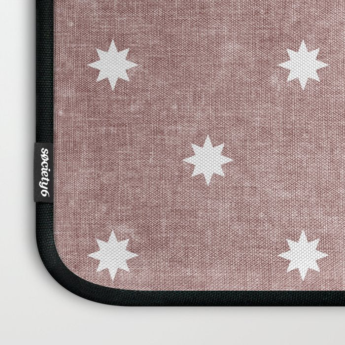 stars on mauve Laptop Sleeve Gallery Image 3
