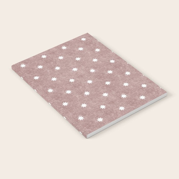 stars on mauve Notebook Gallery Image 2