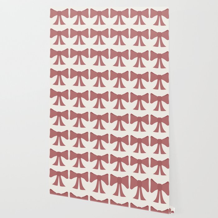 Vintage Bows III Pink Wallpaper Gallery Image 2