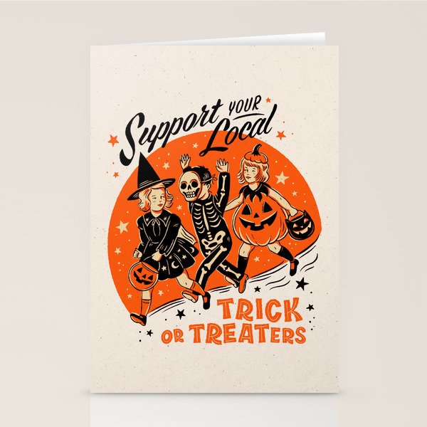 Trick or Treat Stationery Card Gallery Image 2
