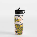 these flowers always fit - floral illustration Water Bottle Gallery Image 1