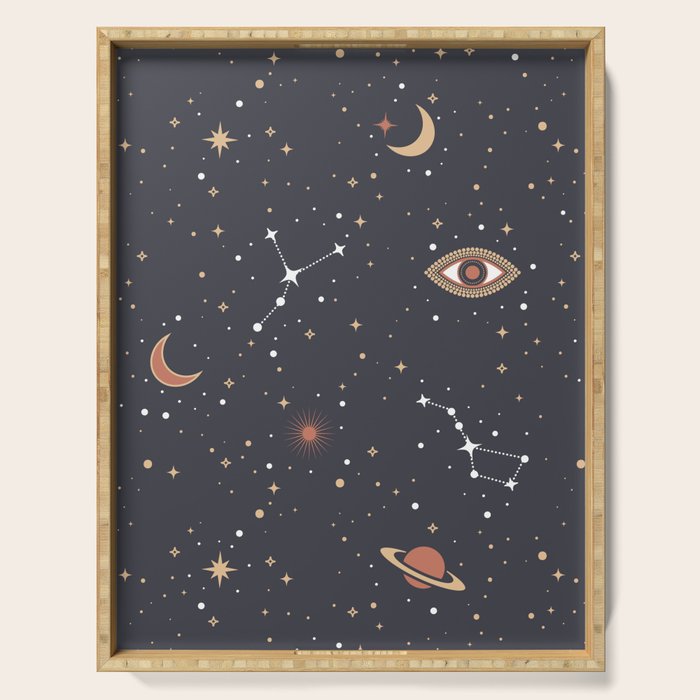 Mystical Galaxy Serving Tray Gallery Image 1