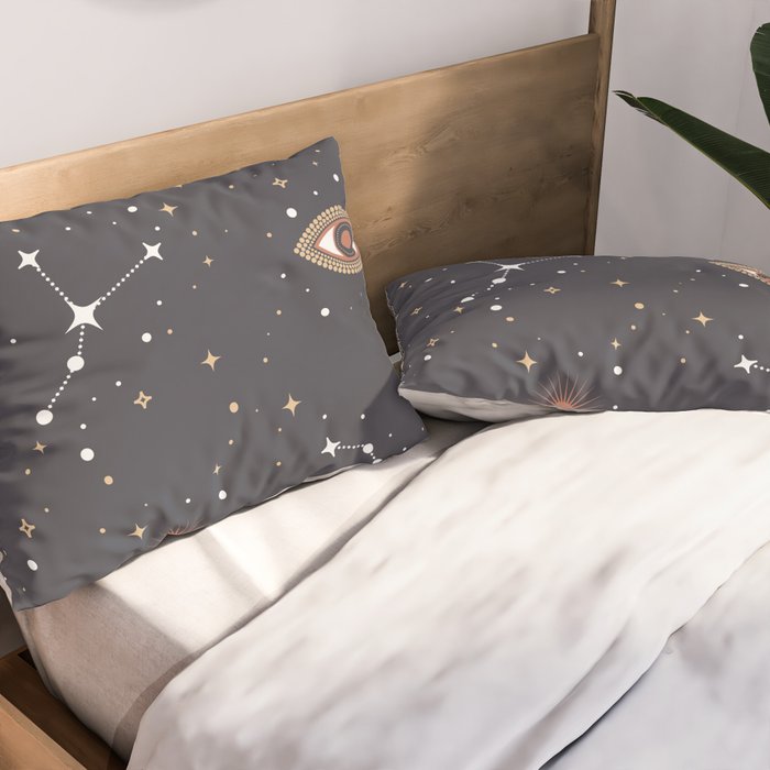 Mystical Galaxy Pillow Sham Gallery Image 2