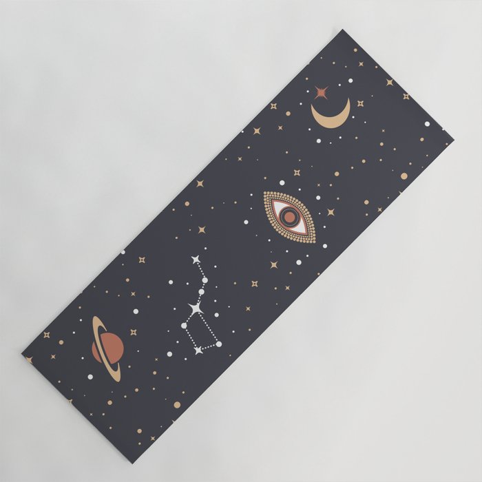 Mystical Galaxy Yoga Mat Gallery Image 1